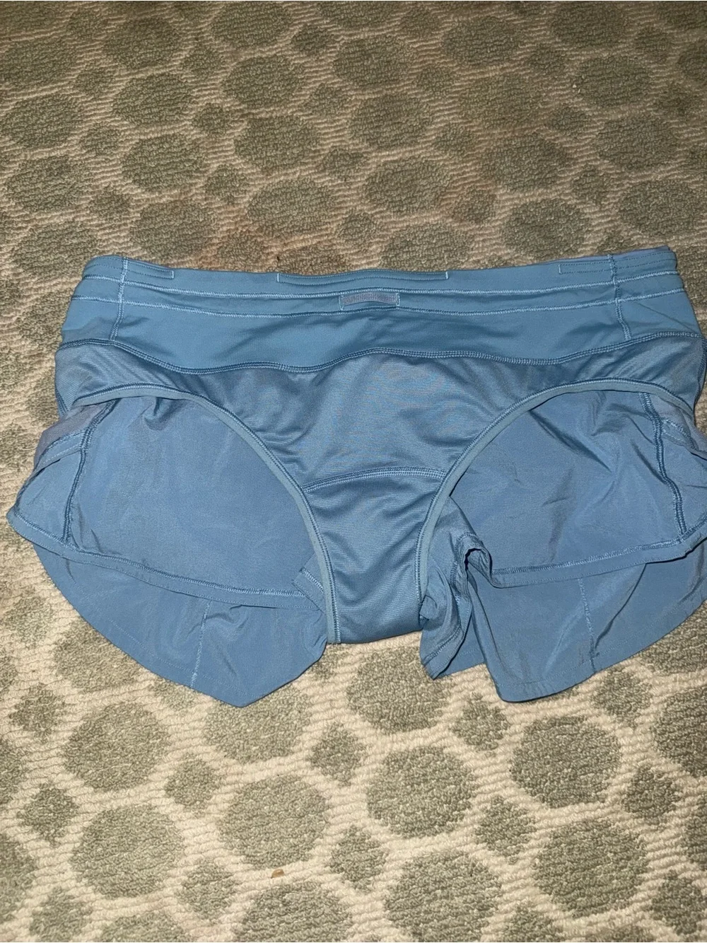lululemon athletica Two-Tone Blue High-Rise Athletic Shorts